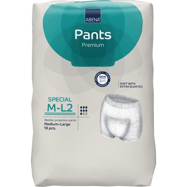 Abena Pants Special Medium/Large 2 Premium 80-135cm 1700ml Pk18