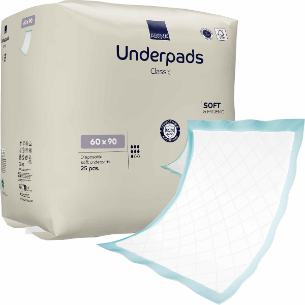 Abena Soft Classic Underpads 60x90cm 2200ml Pk25
