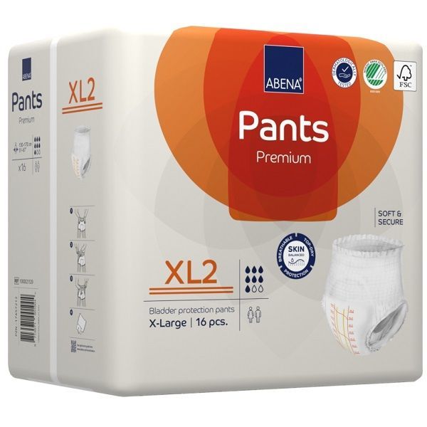 Abena Pants Premium Extra Large 2 1900ML 130-170CM Pk16