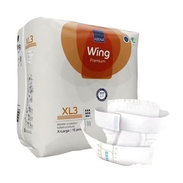 Abena Wing XL3 Orange 4100ml 110-160cm Carton 60