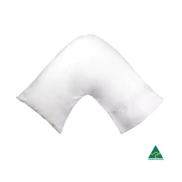 Waterproof Boomerang Pillowcase  Protector  White