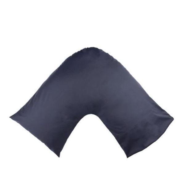 Waterproof Boomerang Pillowcase; Protector; Navy Blue