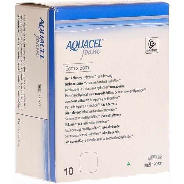 Aquacel Foam Non Adhesive 5x5cm