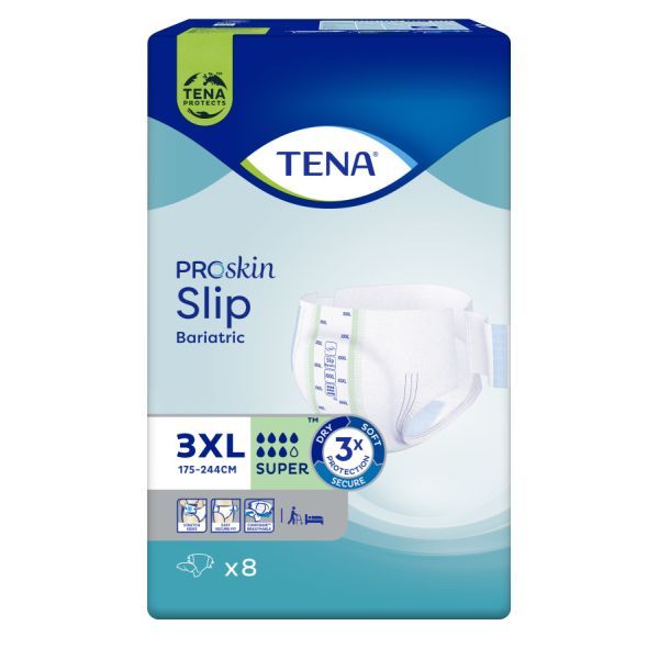 Tena Stretch Bariatric Brief 3XL Pk8