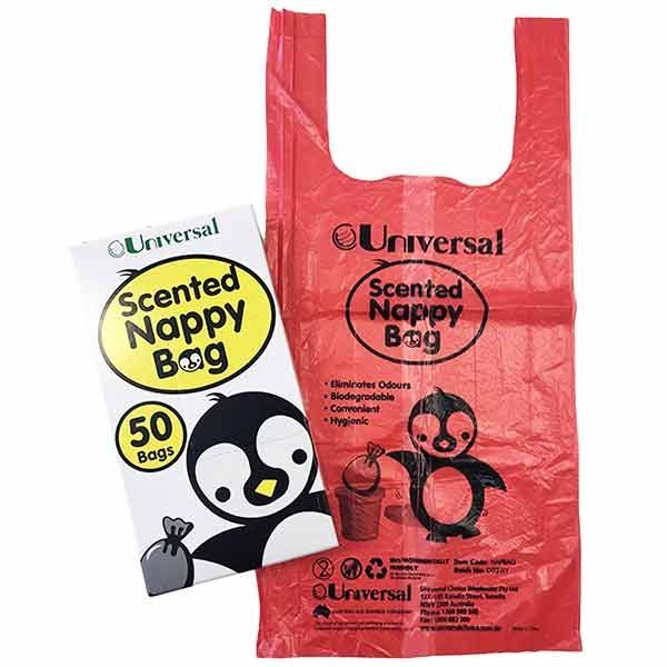 Nappy Bag Scented Biodegradable 50/Box