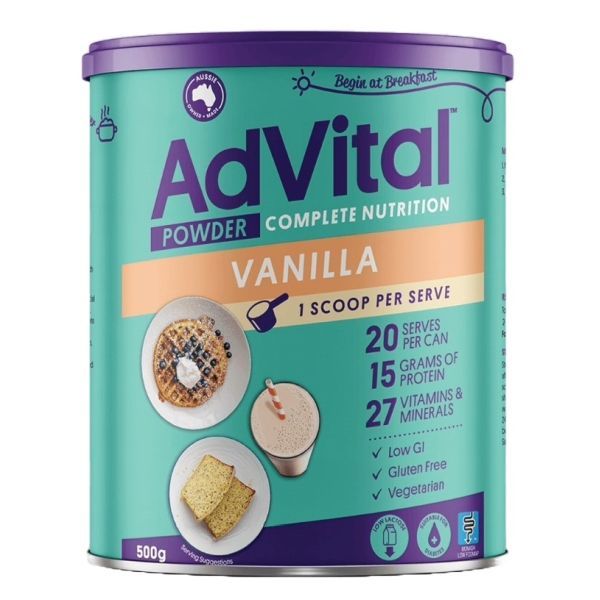 AdVital Nutritionally Complete Vanilla Powder 500g