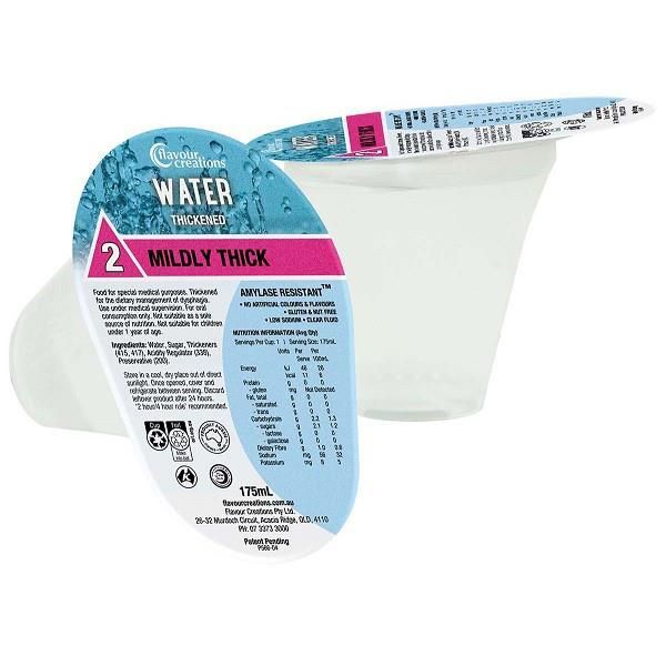 Flavour Creations Water 175mL Level 2 Mildly Thick