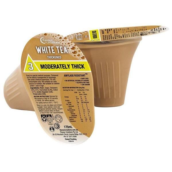 Flavour Creations White Tea Flavoured Drink 175ml Level 3 Moderately Thick