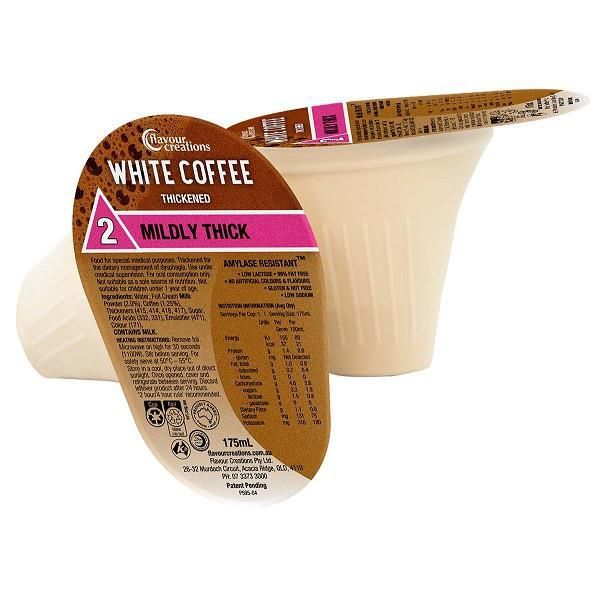 Flavour Creations White Coffee Drink 175mL Level 2 Mildly Thick