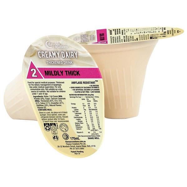 Flavour Creations Creamy Dairy Drink 175mL Level 2 Mildly Thick