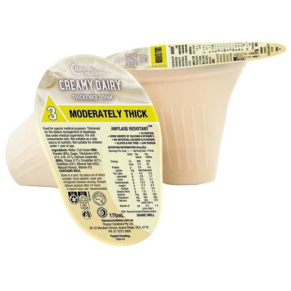 Flavour Creations Creamy Dairy Drink 175mL Level 3 Moderately Thick