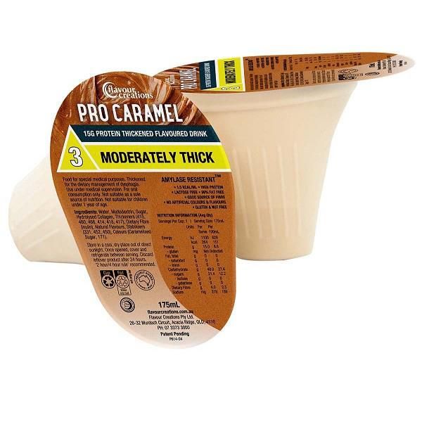 Flavour Creations Protein Fortified Caramel 175mL Level 3 Moderately Thick