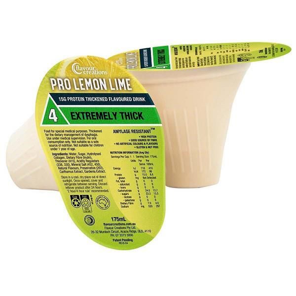 Flavour Creations Protein Fortified Lemon Lime 175mL Level 4 Extreme Thick