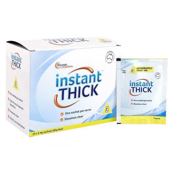 Instant THICK Thickening Powder 3.4g Level 3 Moderate Box 25