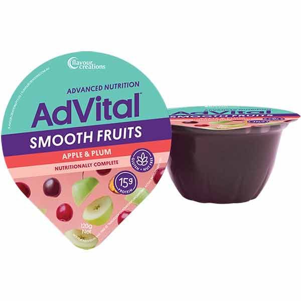 AdVital Nutritionally Complete Smooth Fruits Apple and Plum