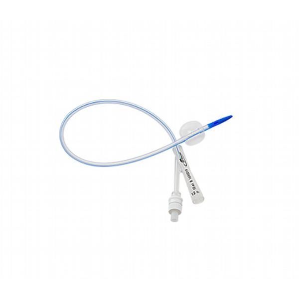 mDevices Foley Catheter Tiemann Tip Silicone 2-Way 12Fr 10mL 41cm