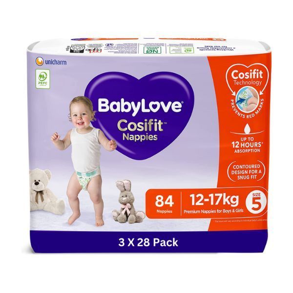 Baby Love Nappies Walker 12-17kg Carton 84