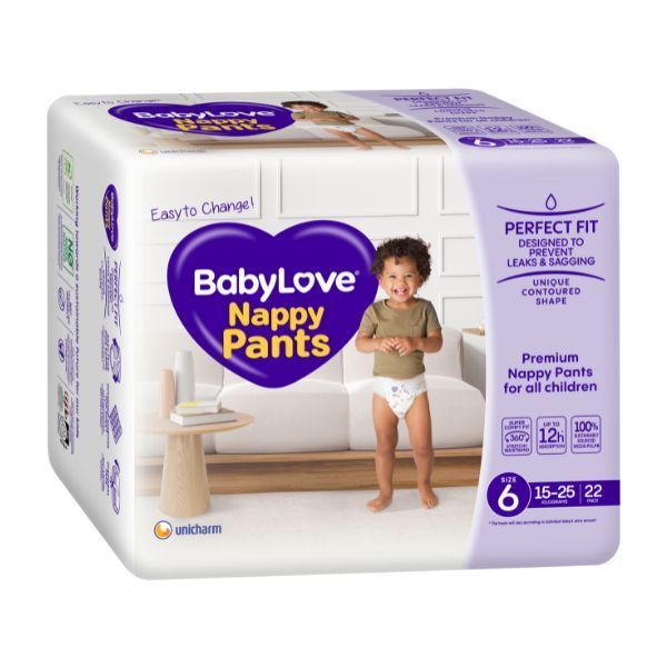 Baby Love Nappy Pants Junior 15-25kg Pk22