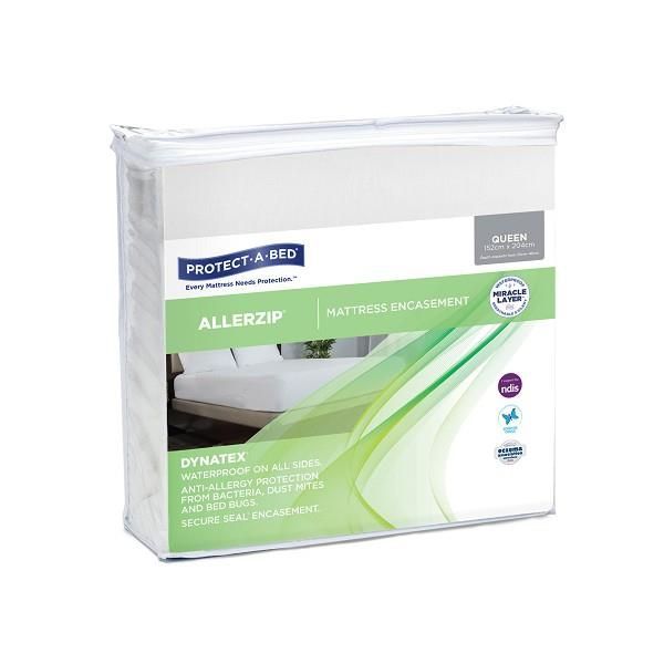 Allerzip Encased Mattress Protector Queen