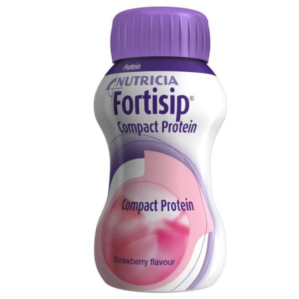 Fortisip Compact Protein Strawberry 125ml Pack 4