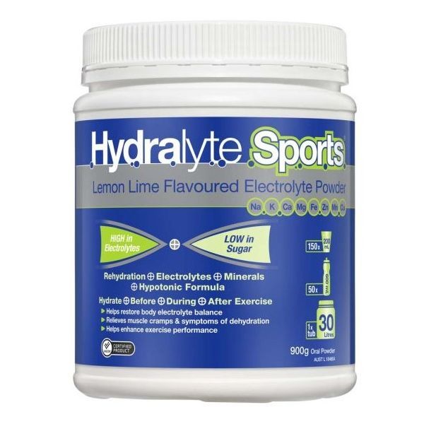 Hydralyte Sport Lemon Lime Powder 900g