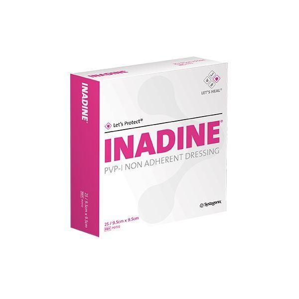 Inadine Non Adhesive  Dressing 9.5x9.5cm