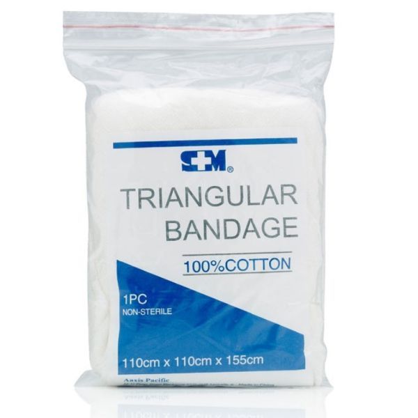 Bandage Triangular Cotton 110cmx110cmx155cm Box 12