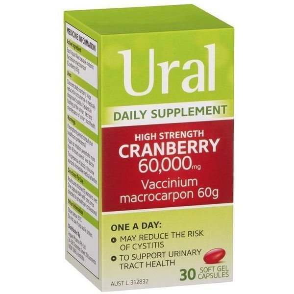 Ural High Strength Cranberry 60 000mg Pk30
