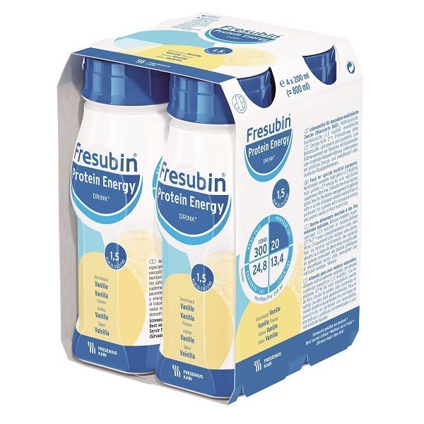 Fresubin Protein Energy Drink Vanilla 200mL Easybottle Pack 4