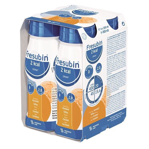 Fresubin 2kcal Drink Toffee 200mL Easybottle Pack 4