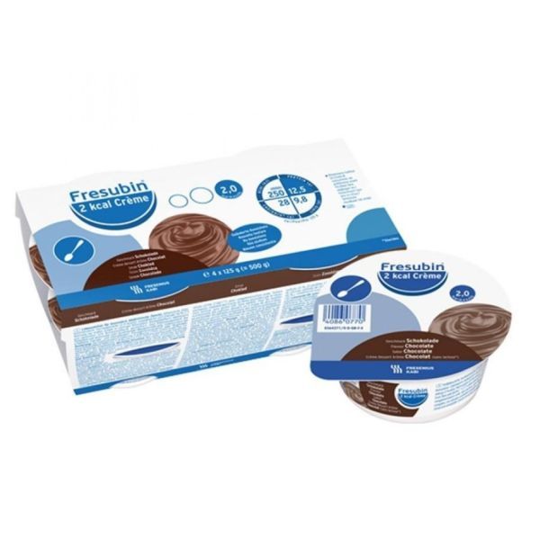 Fresubin 2 kcal Crème Chocolate 125g Cup Pack 4