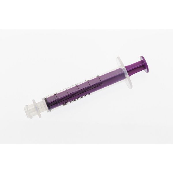 Medicina 2.5mL Purple Reusable ENFit Enteral Syringe