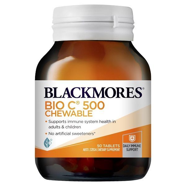 Blackmores Bio C 500mg Chewable Tabs 50