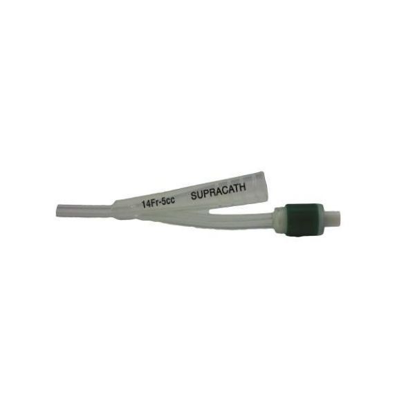 Supracath Silicone Catheter Long Term 5ml 28cm FG14 Box 10