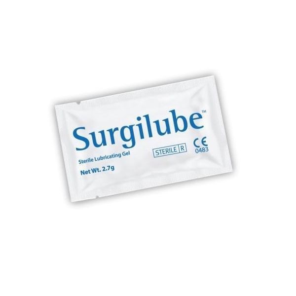 Surgilube Sterile Lubricating Gel 2.7g Sachets Box 144