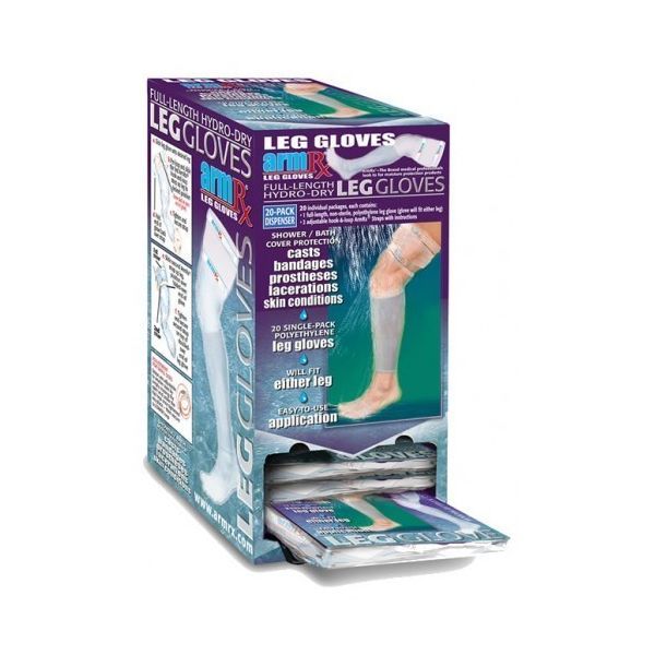 ArmRX Individual Leg Glove Std - Disposable Box 20