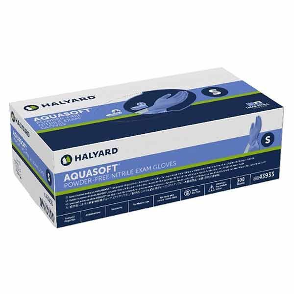 Aquasoft Nitrile Exam Gloves Large  Box 300