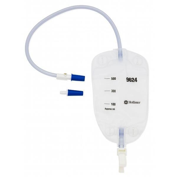 Hollister Leg Bag 500ml Sterile 50cm Tube L-Tap with Straps