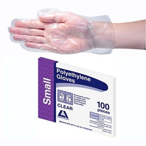 Livingstone Non Sterile Polyethylene Gloves Small Pack of 100