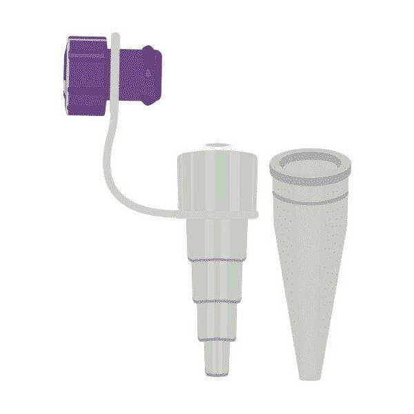 Nutricair Enteral ENFIT Adaptor Male Stepped Connector
