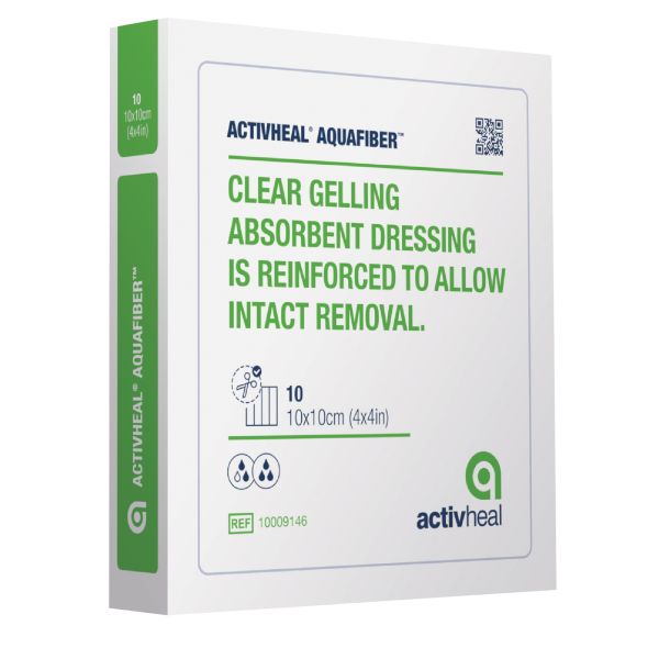 ActivHeal Aquafiber Gel Fiber Sheet 15x15cm