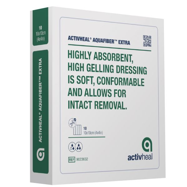 ActivHeal Aquafiber Extra Gel Fiber Sheet 5x5cm