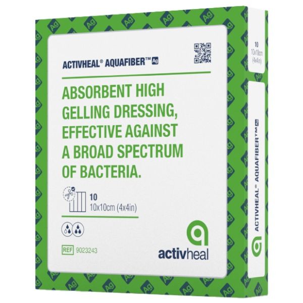 ActivHeal Aquafiber Ag Gel Fiber Ag+ Sheet 2.7x32cm