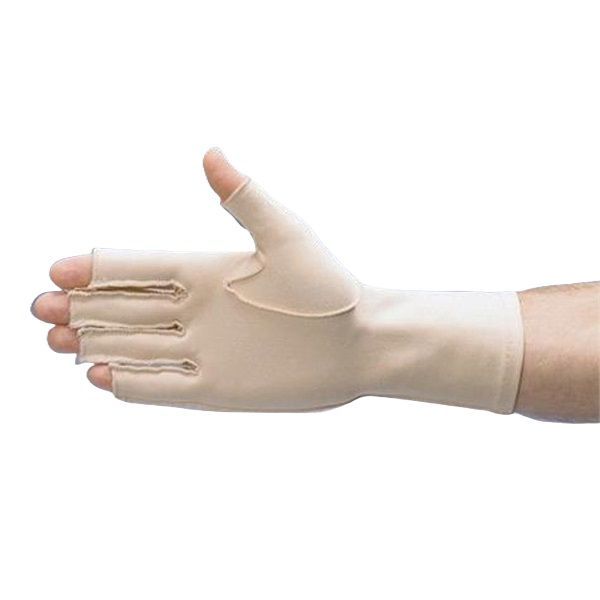 Rolyan Over-the-Wrist Oedema Gloves Open Finger Extra Small Right