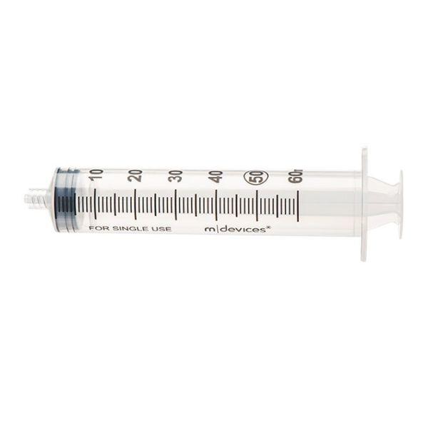 MDevices Syringe Luer Lock 20ml Without Needle Box 100