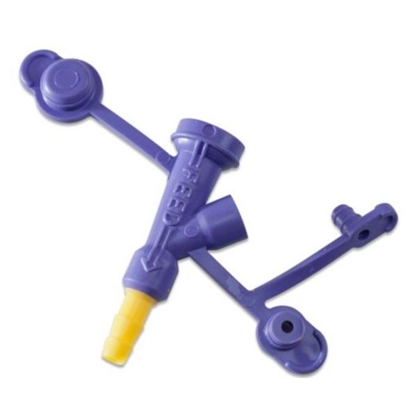 Kangaroo ENFit Y-Port PEG Adaptor Orange 16Fr