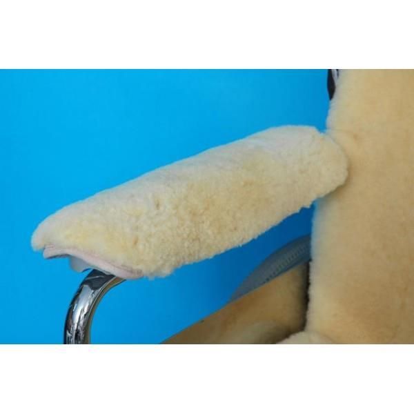 Sheepskin Green Hi-Temp Wheelchair Armrest Cover
