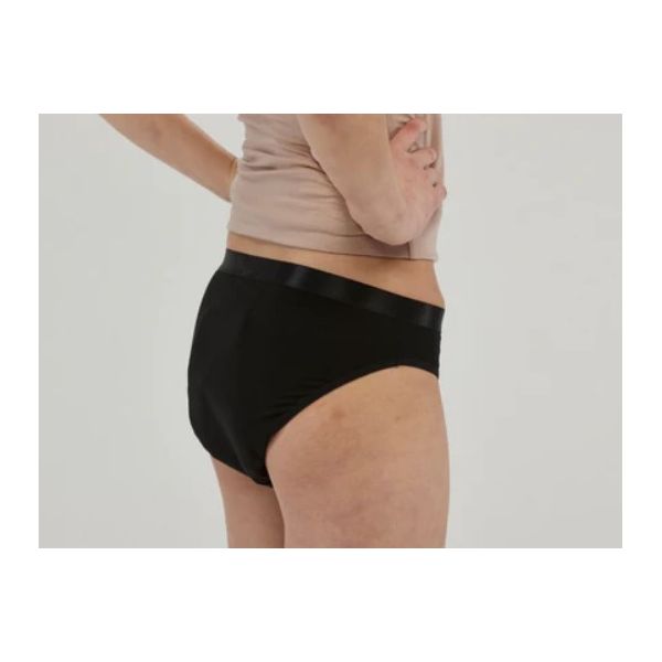 Staydry Ladies Full Brief Black Size 14 Large 400ml
