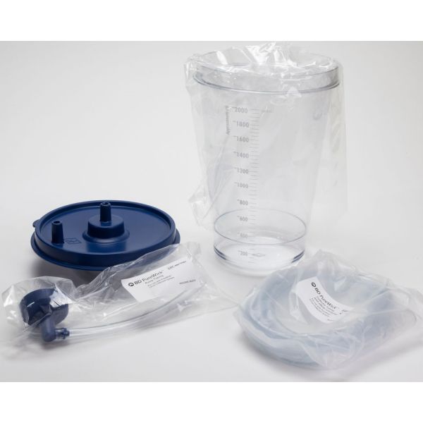 Canister and tubing kit for use with PureWick Urine collection system