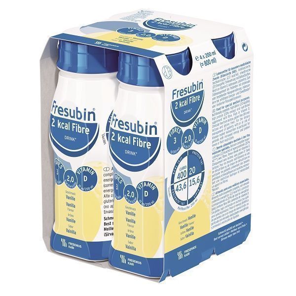 Fresubin 2kcal Drink Vanilla 200mL Easybottle Pack 4